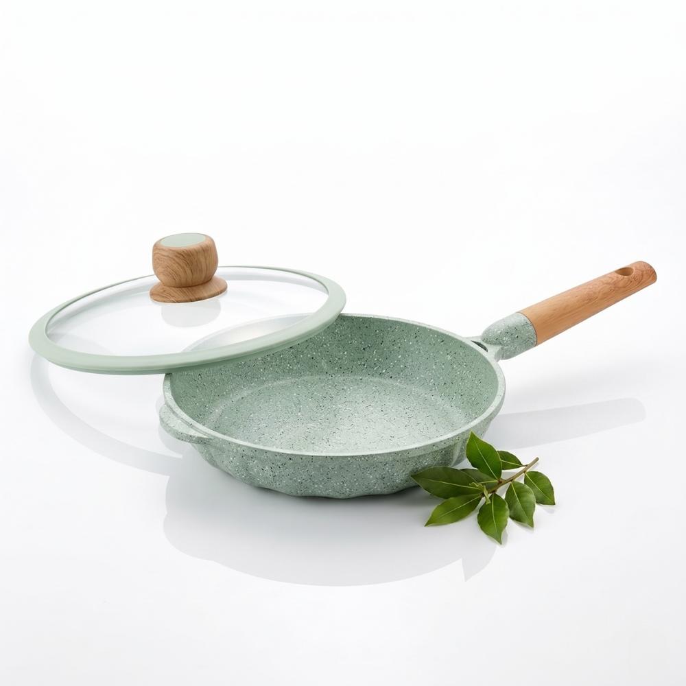 Sartén AlemanGrunf 24cm con Revestimiento Marmolado Menta