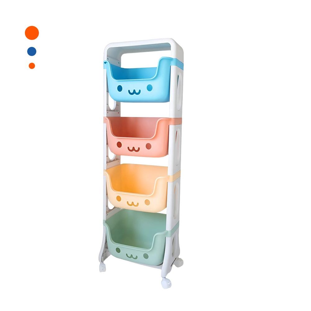 Mueble Infantil con Caritas 4 Niveles Diseno Llamativo Multicolor Y+Papel Regalo