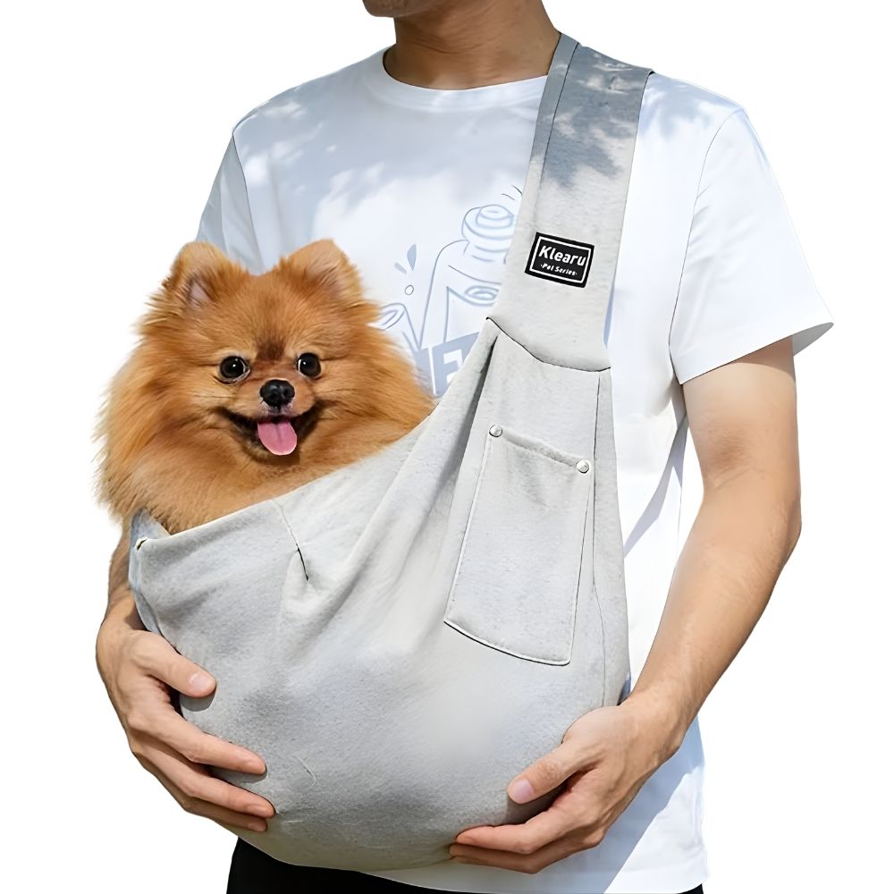 BOLSO Transportador para Mascotas Pequeñas y Medianas GRIS