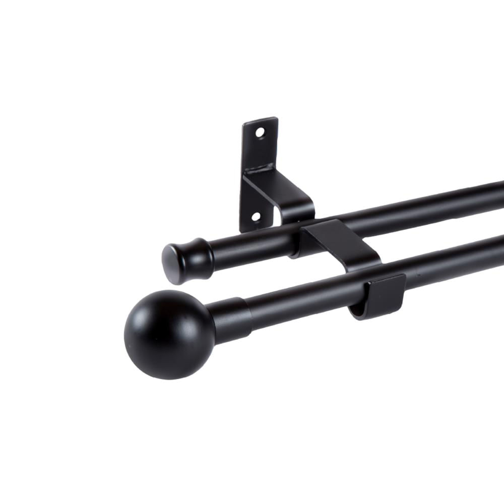 Set Doble Extensible 13/16 Muro 200-250 cm Negro Bola