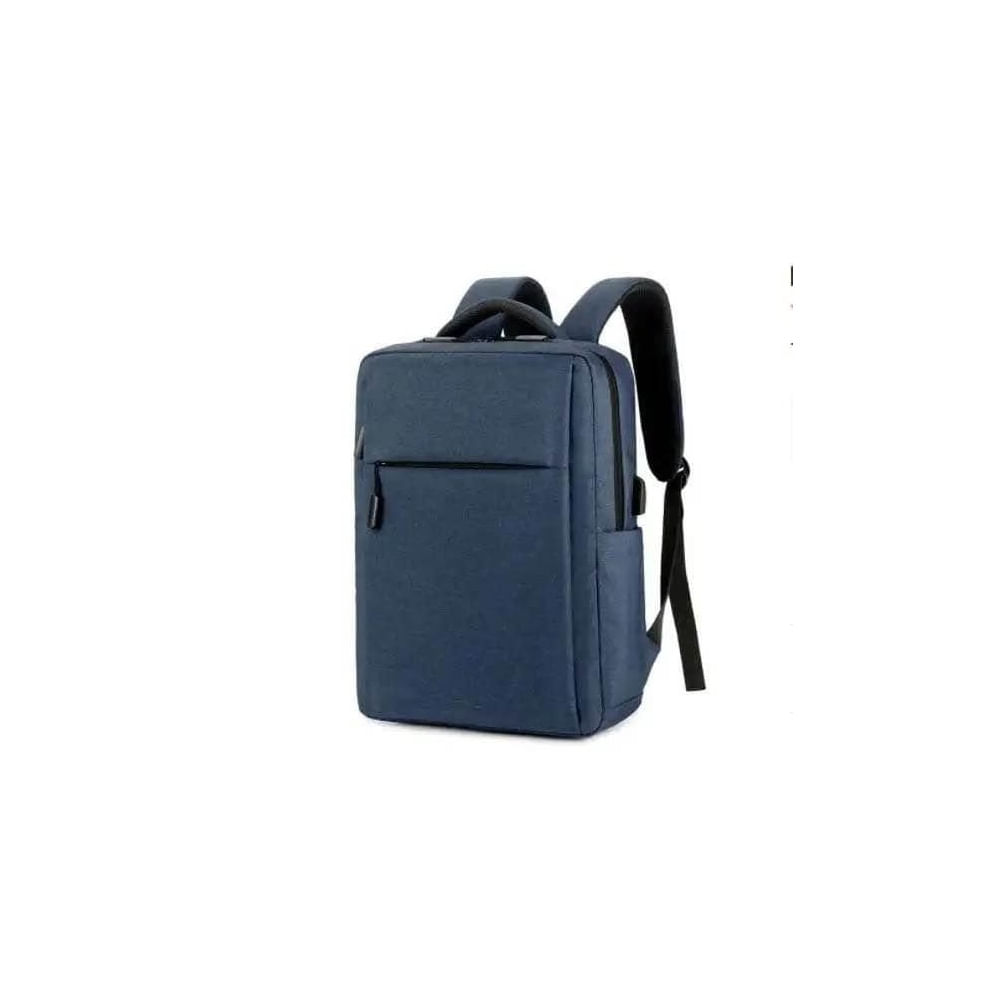 Mochila Impermeable Laptop con usb Azul