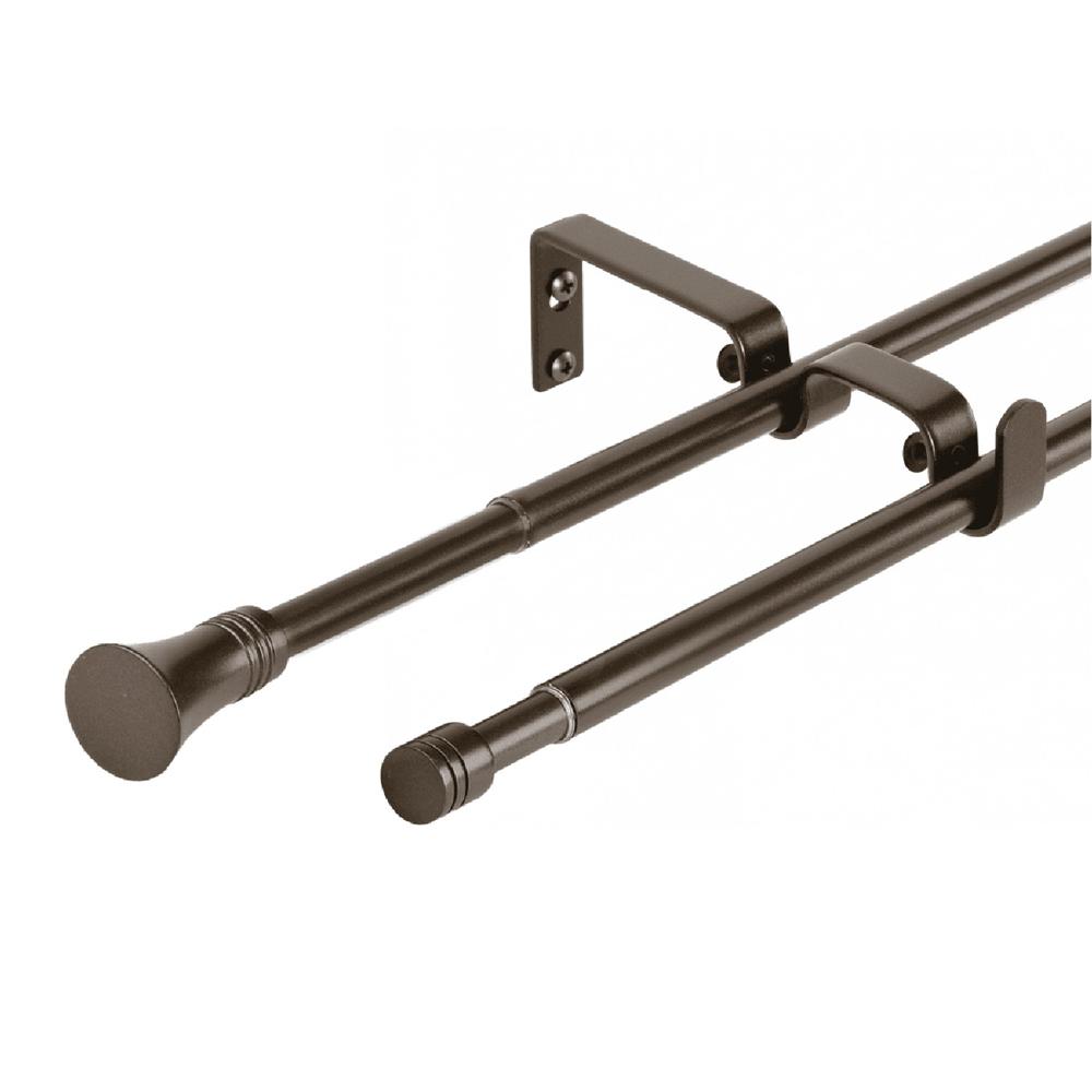 Set Doble Extensible 16/19 Muro 170-320 cm Café Cónico