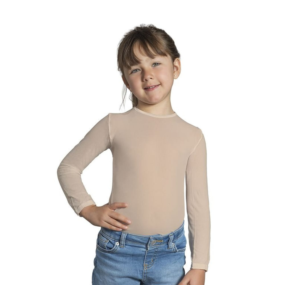 Polo Manga Larga Calentador Infantil 0454