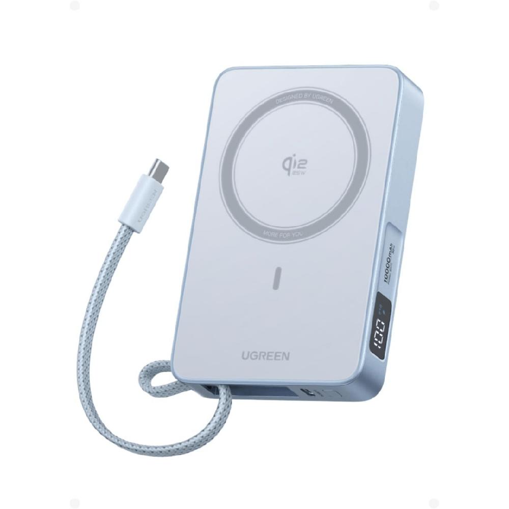 Ugreen MagFlow Cargador Qi2 Magnético Portátil 10000mAh USB C 30W Magsafe 25W PB773 65958B
