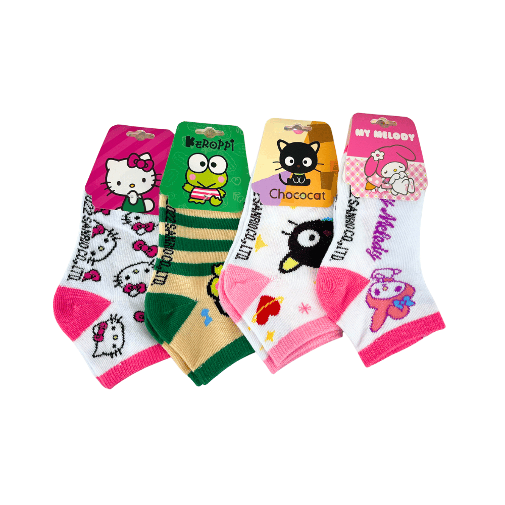 Pack 4 Medias HELLO KITTY Y AMIGOS Talla 24 a 28