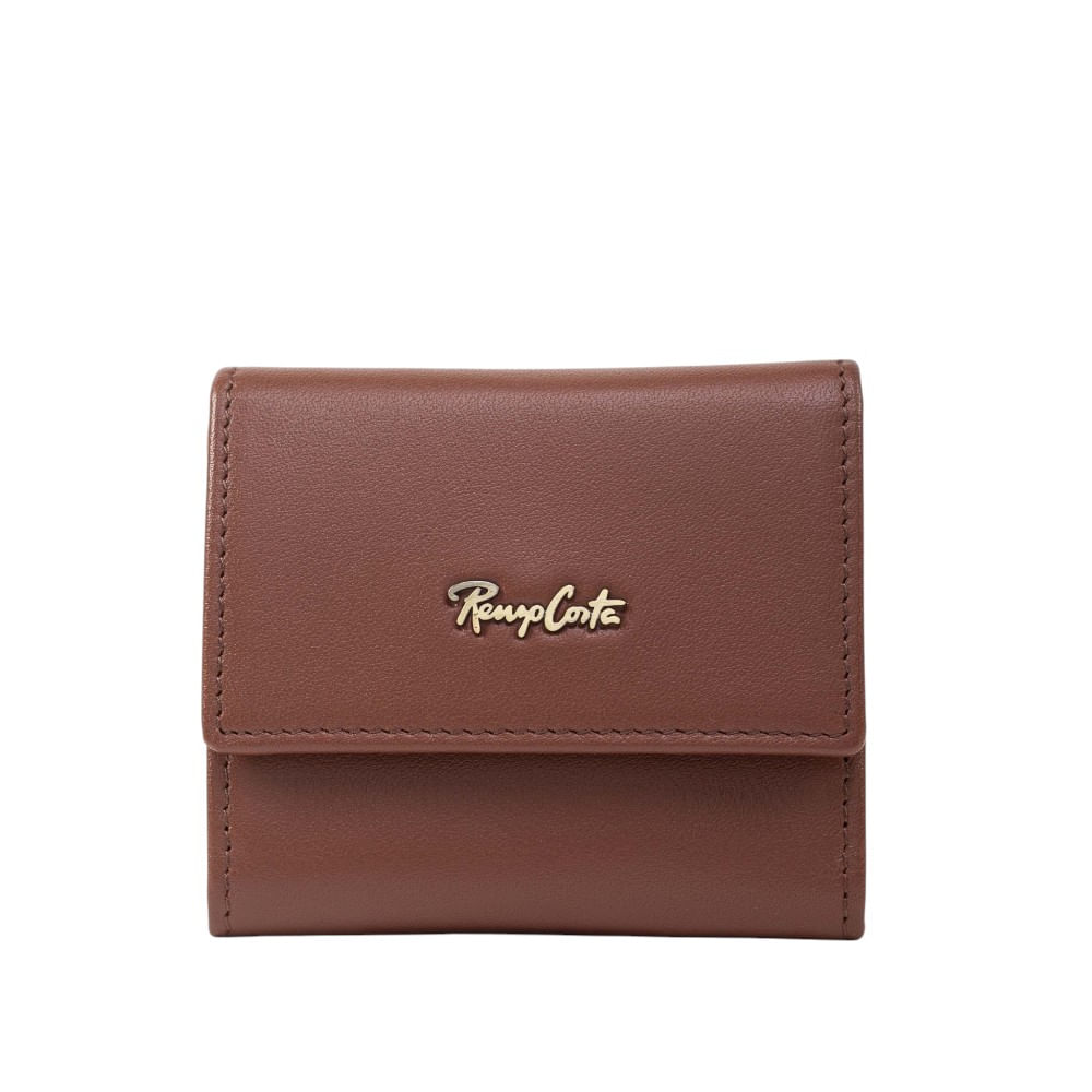 Monedero para Hombre Clasico en Cuero Color Entero Renzo Costa Moc 2253 5 Tan Lux