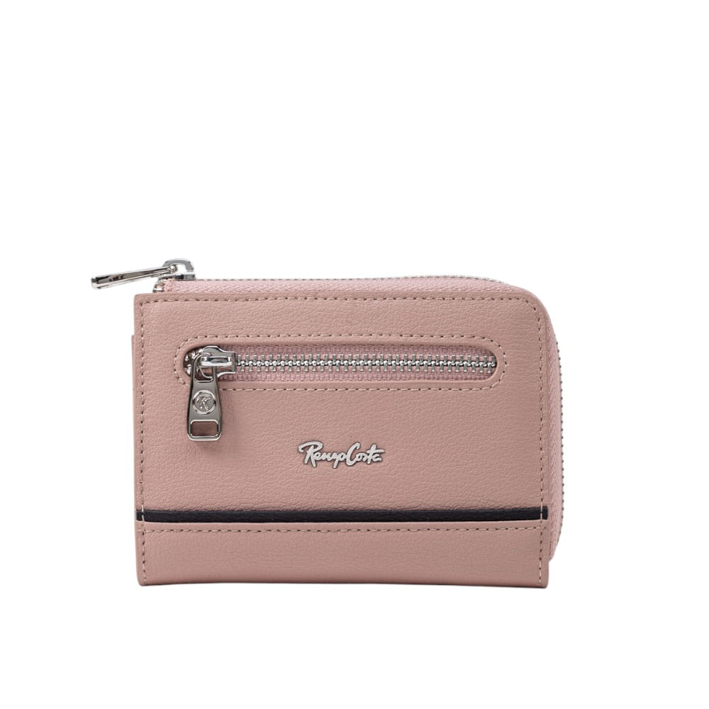Monedero para Mujer Casual para Monedas y Tarjetas Renzo Costa Mod 2218 120 Dust Pink 100 Black