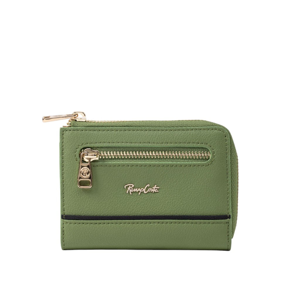 Monedero para Mujer Casual para Monedas y Tarjetas Renzo Costa Mod 2218 128 Green 100 Black