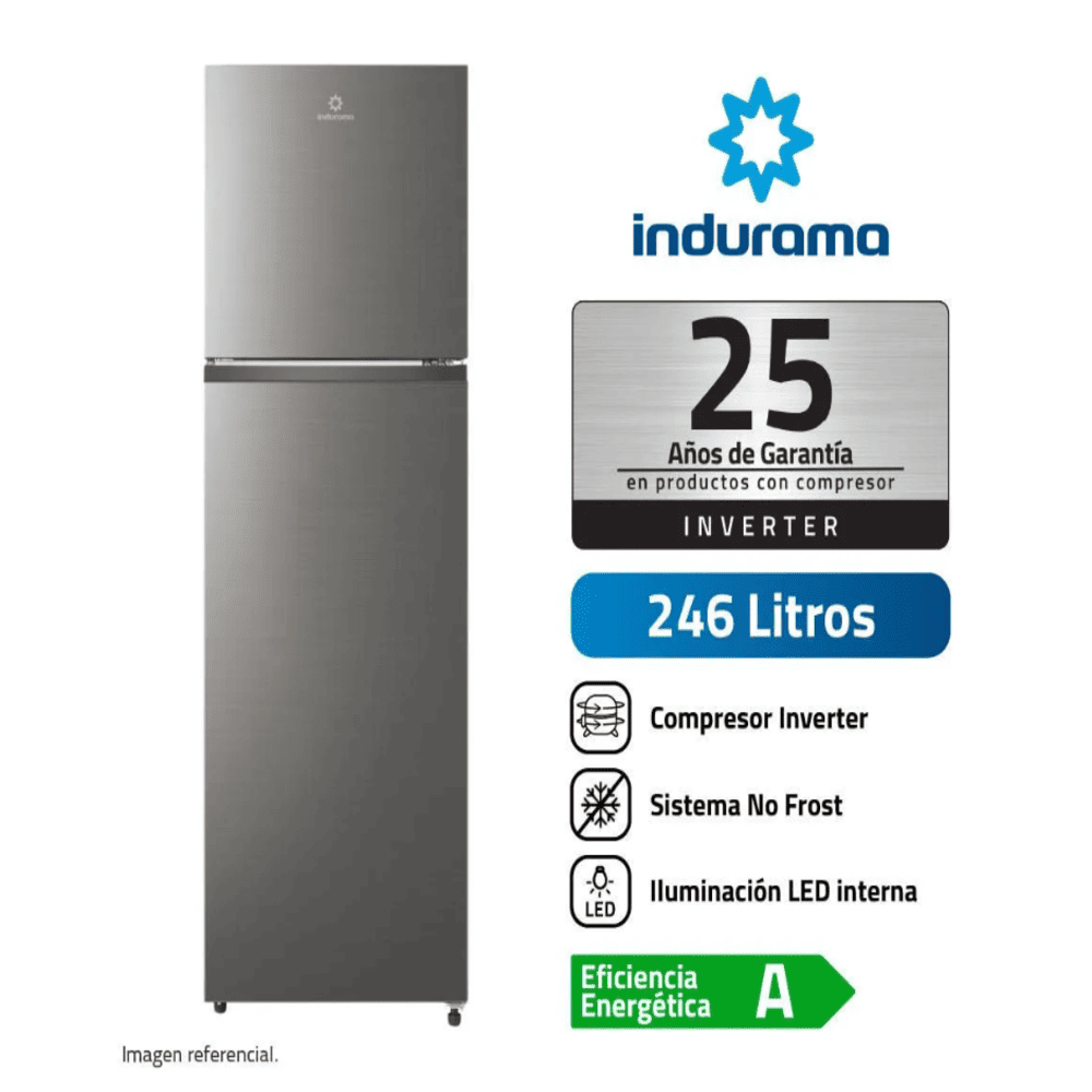 Refrigeradora Indurama RI-389I 246L No Frost Croma