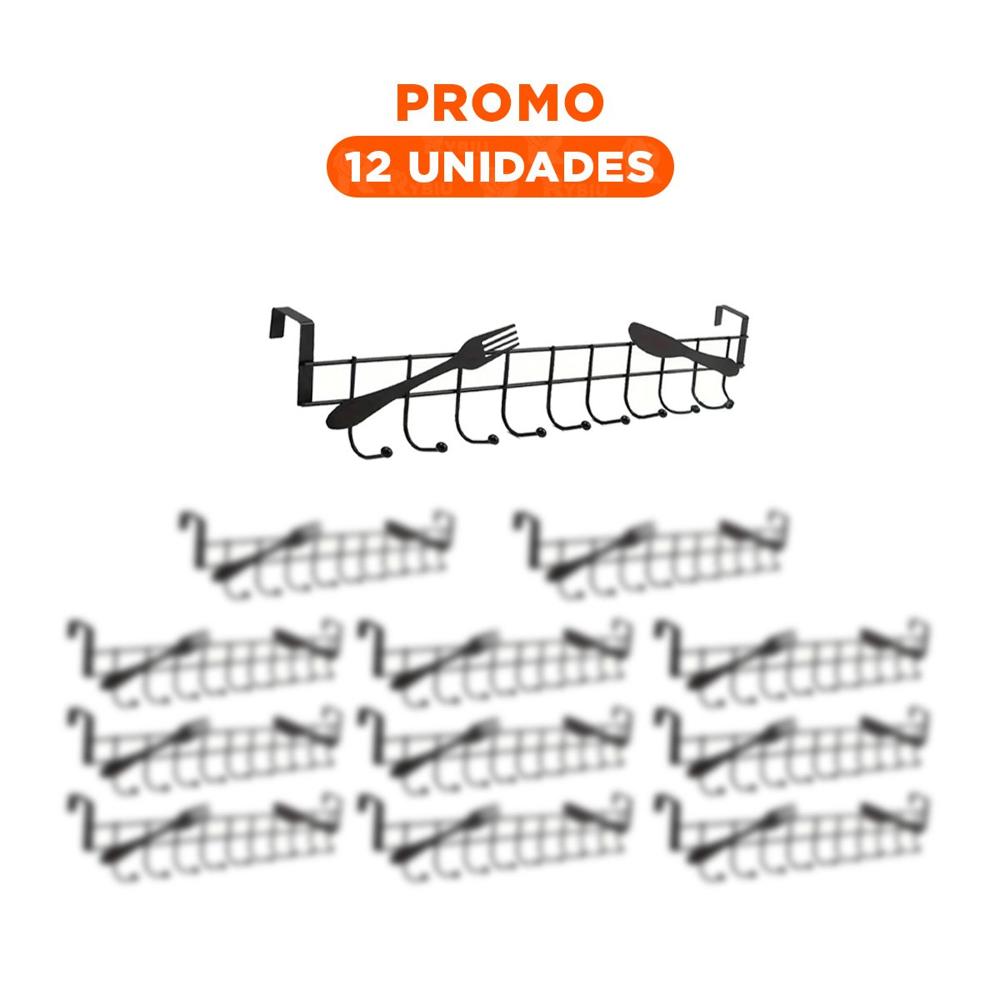 Pack12 Estructura de Apoyo 45x10 cm Negro para una Tarde de Orden en Sala Y+Regalo Sticker