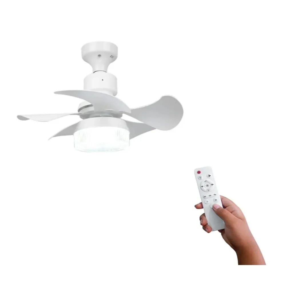 Foco Ventilador Led Con Control Remoto