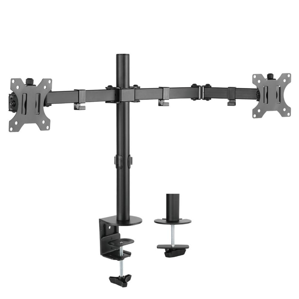 SOPORTE RACK DE ESCRITORIO PARA DOBLE MONITOR DE 17 A 35 PULGADAS KE32-2BN KOREANO