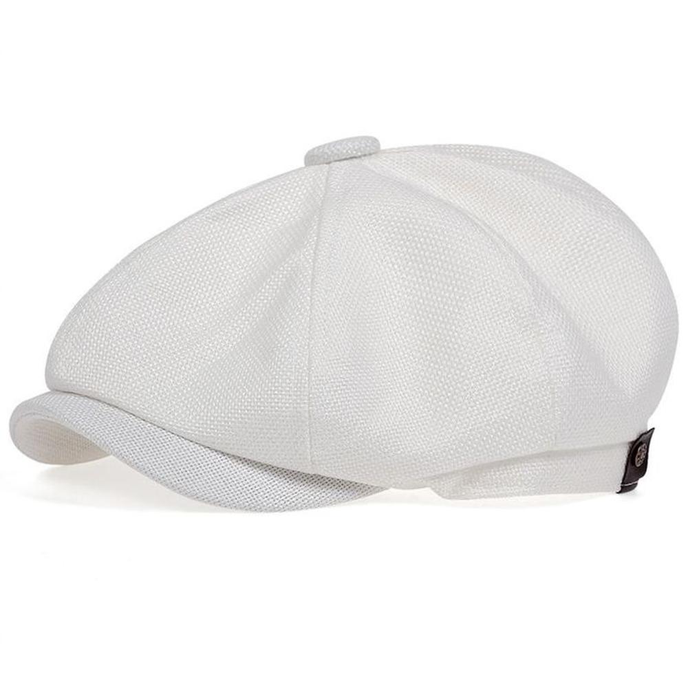 Boina Hombre Modelo Beck Verano - Blanco Ivory