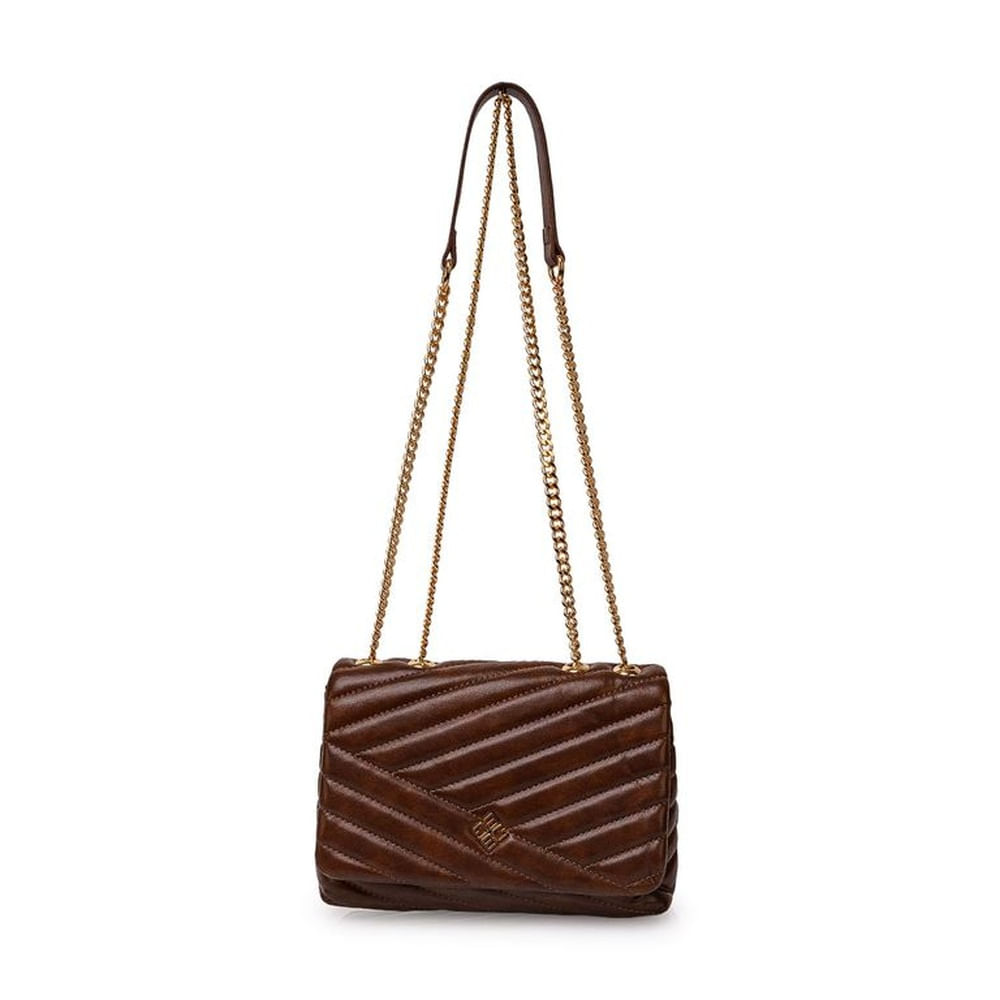 Morral Briganti Shoulder Bag BRI-MO2509 Marrón