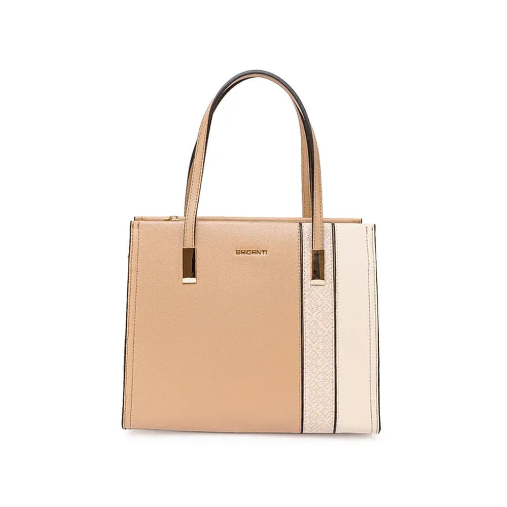 Cartera Briganti Satchel BRI-CS2501 BeigeHueso