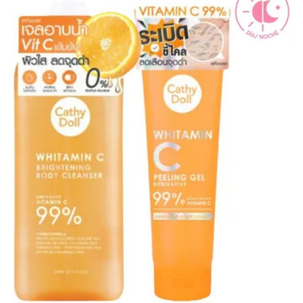 PACK LIMPIEZA CORPORAL VITAMINA C CATHY DOLL