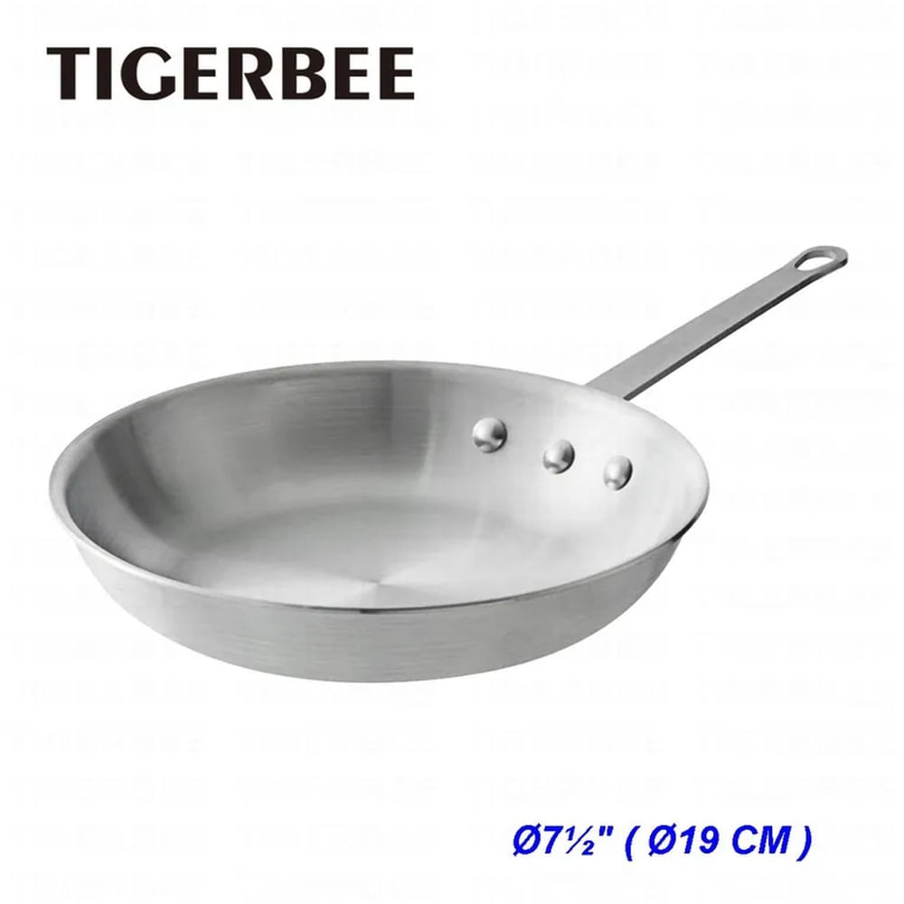 SARTEN DE ALUMINIO DE 19 cm CON MANGO DE SILICONA
