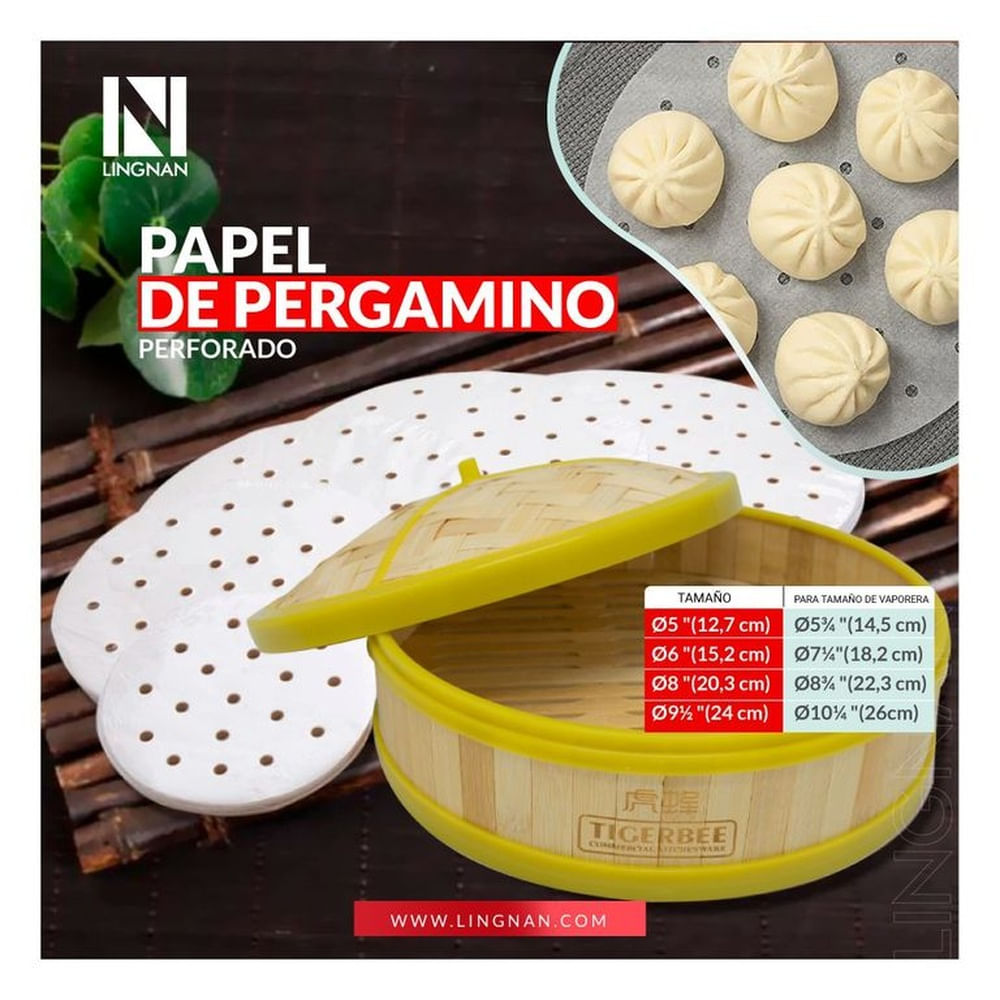 PAPEL PERGAMINO DE 13CM
