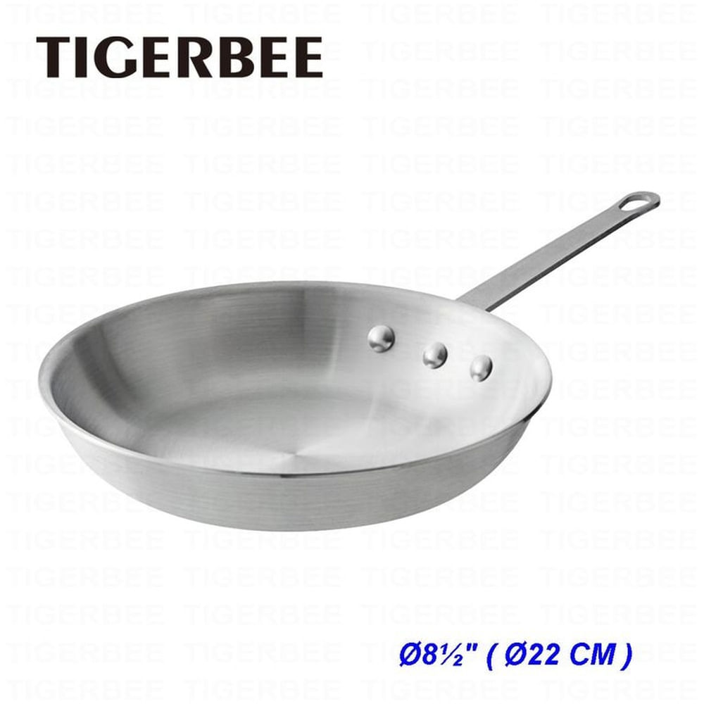 SARTEN DE ALUMINIO DE 22cm CON MANGO DE SILICONA
