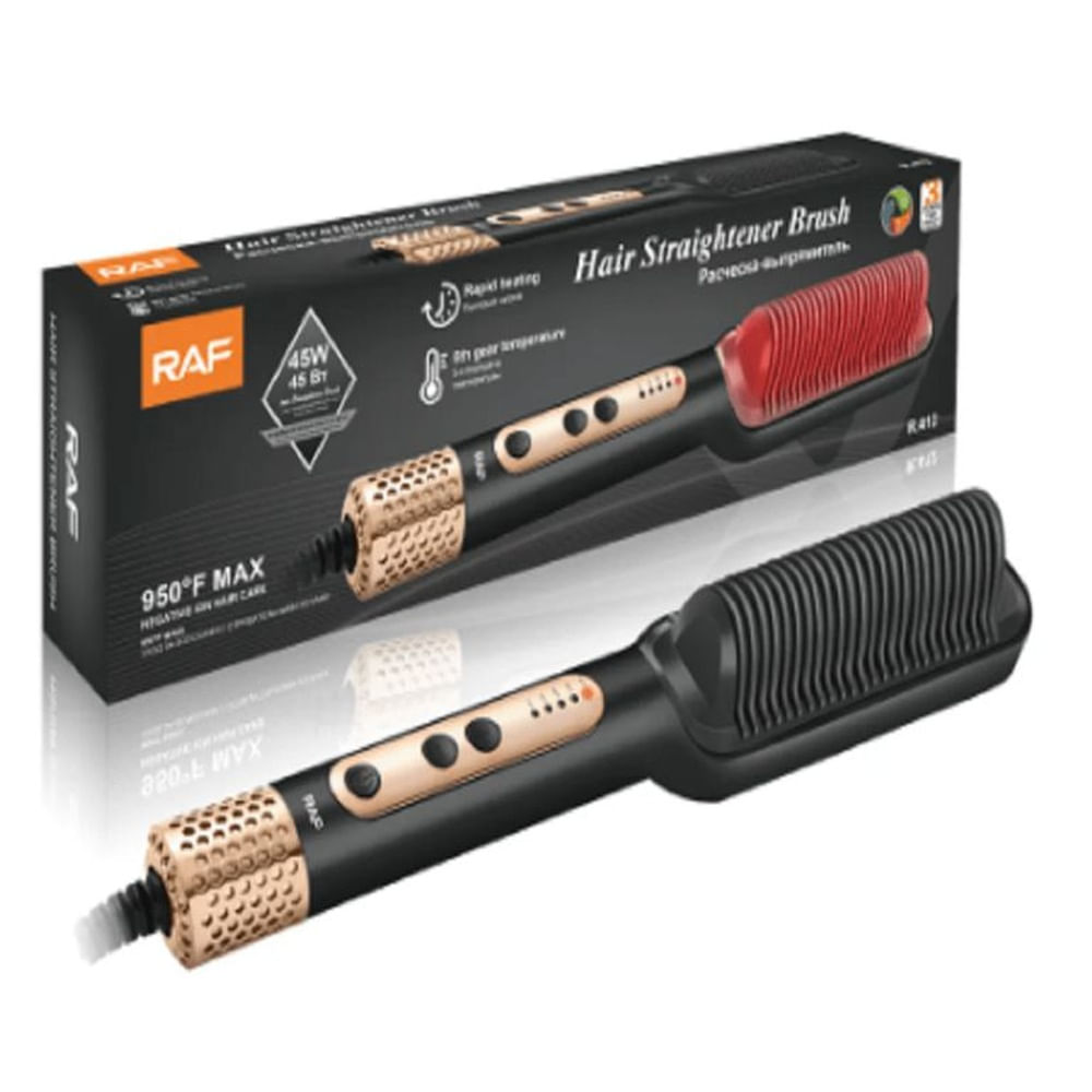 Cepillo Alizador y Ondulador de Cabello Raff