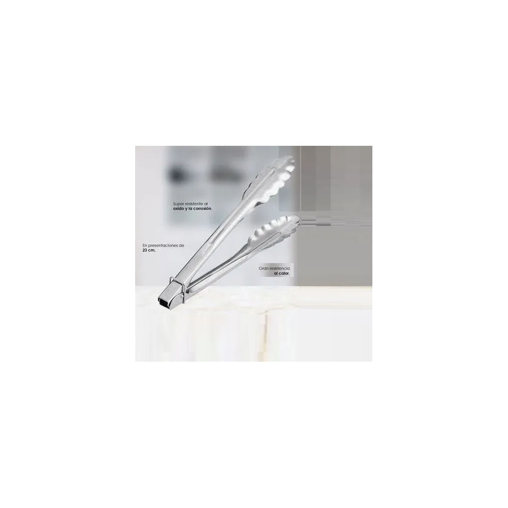 Pinza de Acero Inoxidable de 23cm