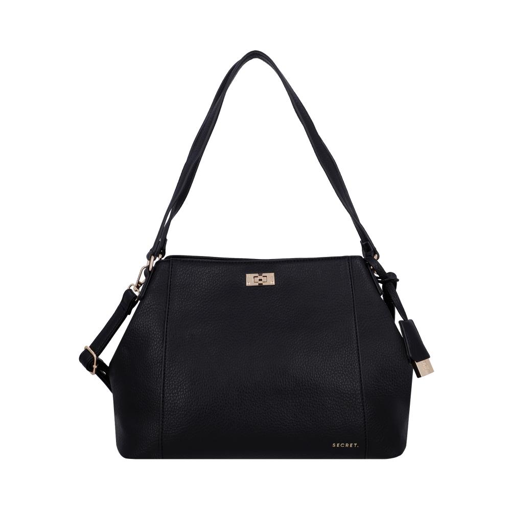 Cartera De Hombro Secret Minsk Negra