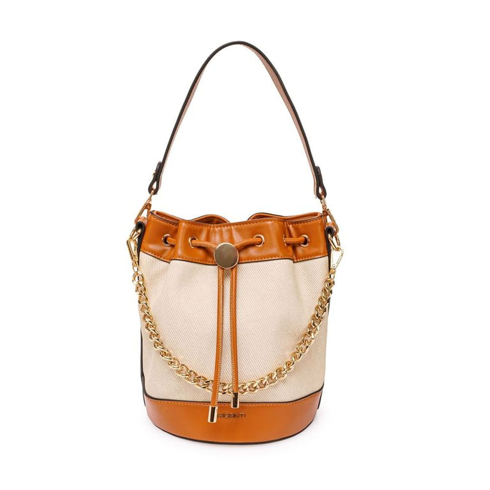 Cartera Briganti Satchel BRI-CM2606 HuesoNatural