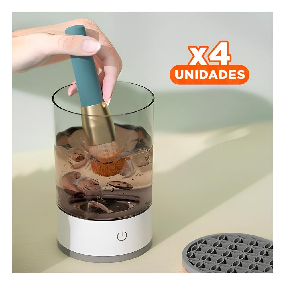 Pack4 Sistema Compacto Electrica de Brochas y Pinceles Blanco