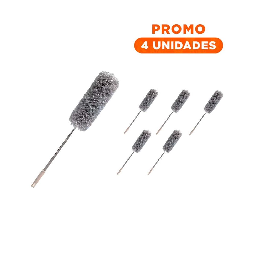 Pack4 Estilizador Capilar con Placas Lisas para Acabado Uniforme Negro Y+Regalo Sticker