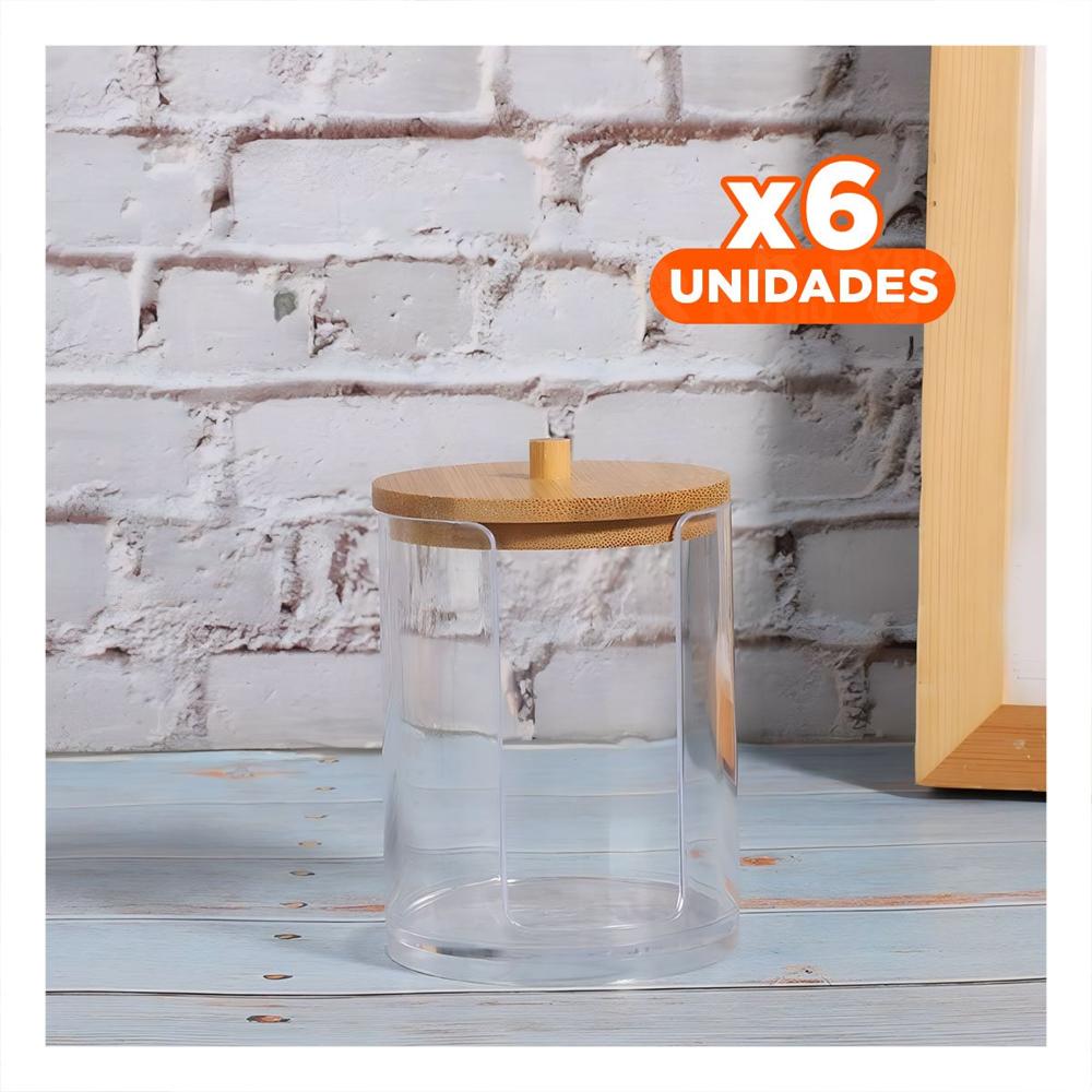 Pack6 Torre de Hisopos 7x11 cm Transparente para Historias con sus Hijos Y+Regalo Sticker