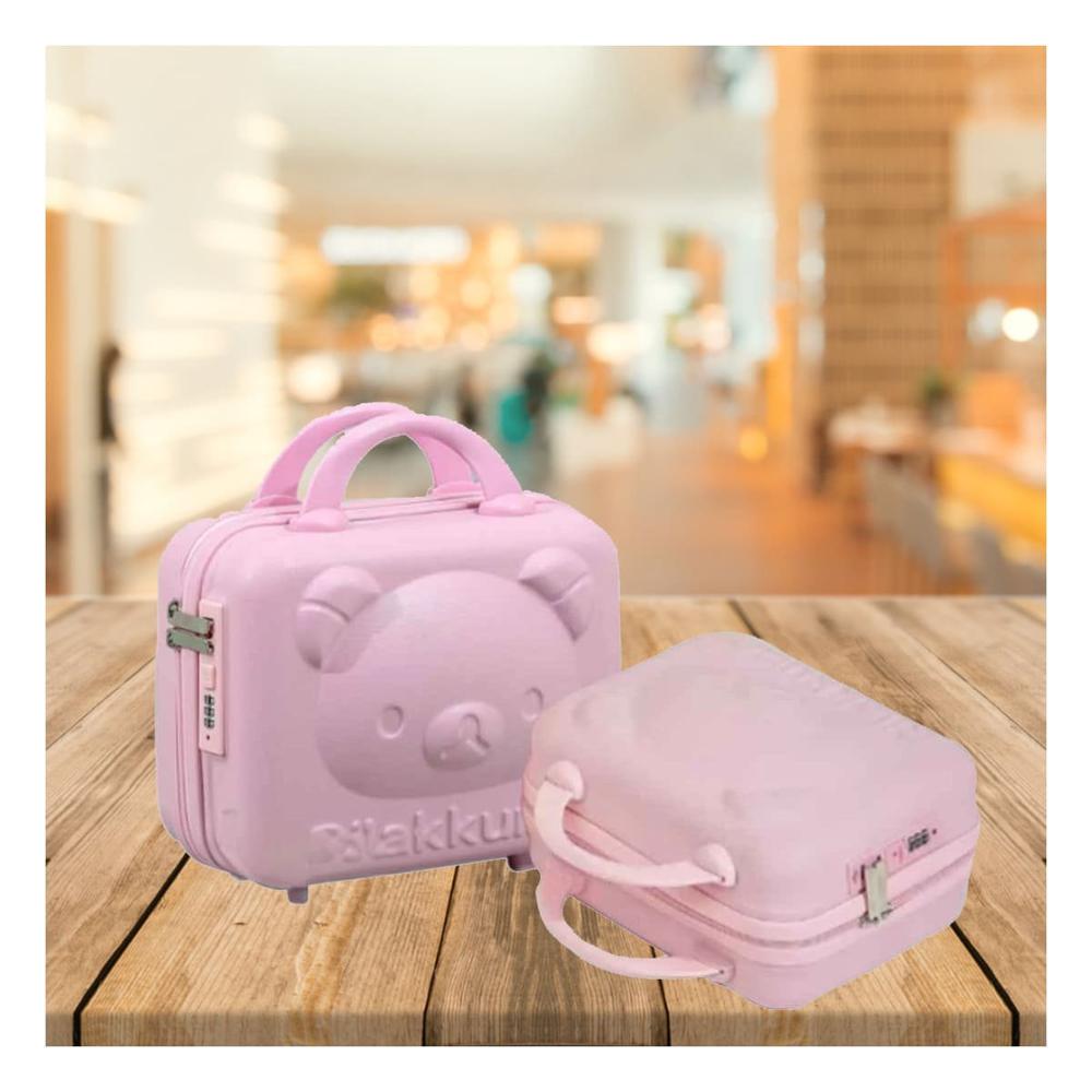 Maleta Mini de Oso Color Rosado con Formato Multiusos Liviano Y+Post It