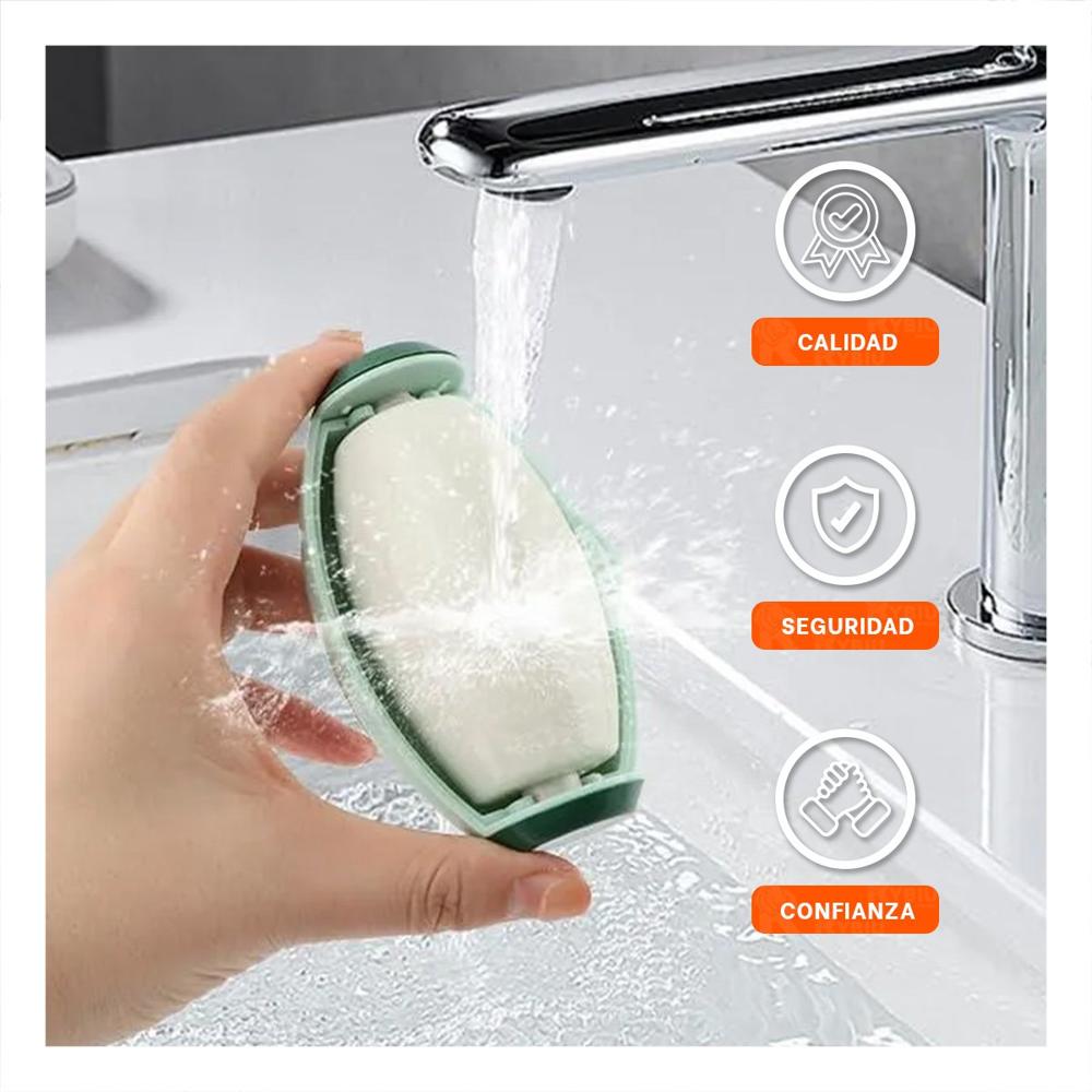 Cepillo Quita Pelusa Reutilizable Verde Para Uso Diario En Casa Y+Papel Regalo