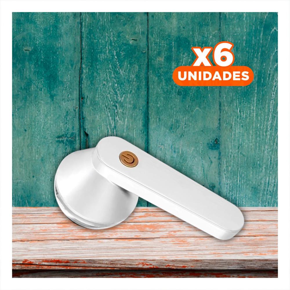 Pack6 Cepillo De Bolas Blanco Electrico Para Ropa Textiles Y Hogar Y+Regalo Sticker