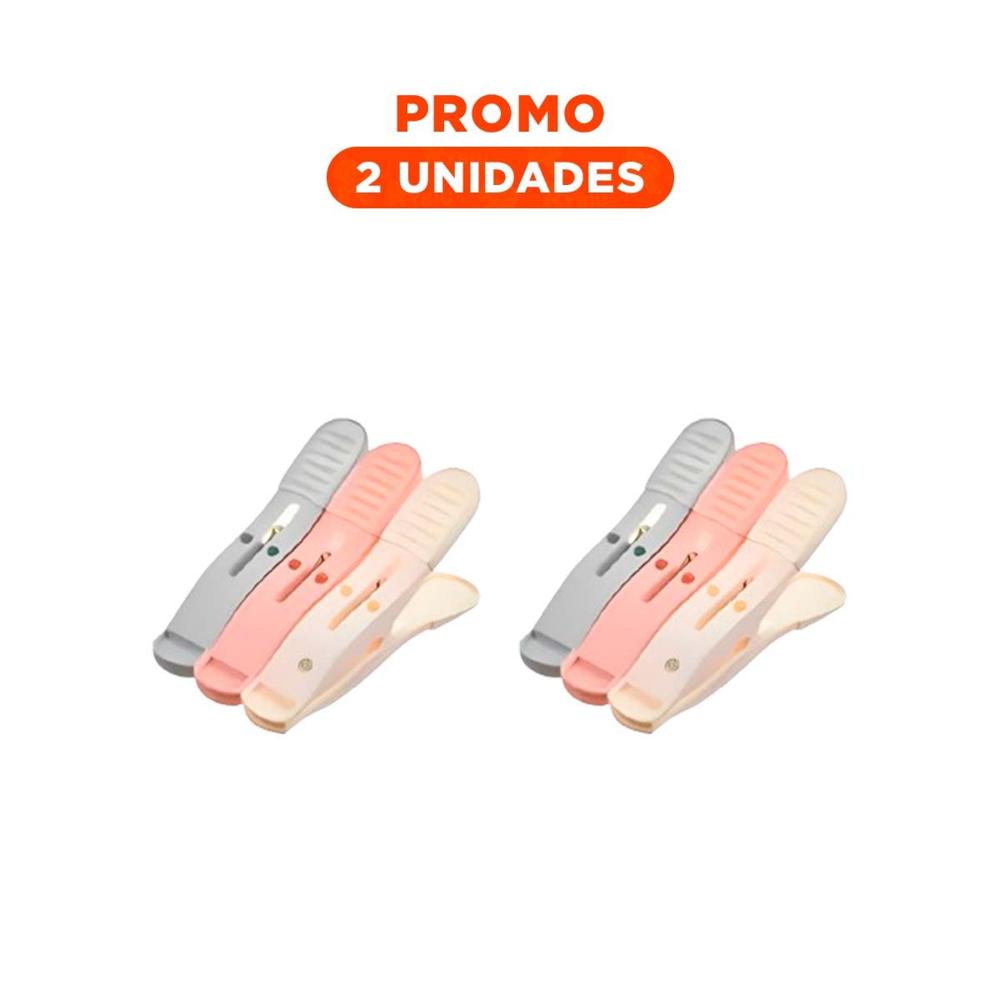 Pack2 Ganchos de Ropa Multicolor de Tres Colores con Cuerda para Hogar