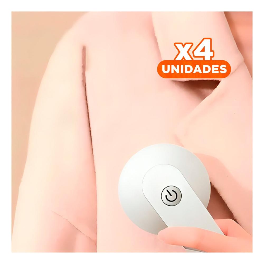 Pack4 Sacapelusas Pelusas Blanco Electrico Para Mantener Ropa Y Tela