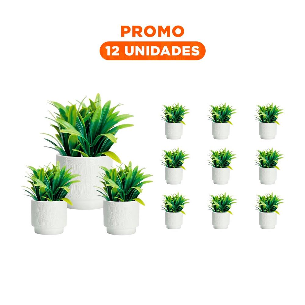 Pack12 Vasija Blanca Cilindrica Para Tulipanes Flores 13x13cm Hogar Y Casa Y+Regalo Sticker