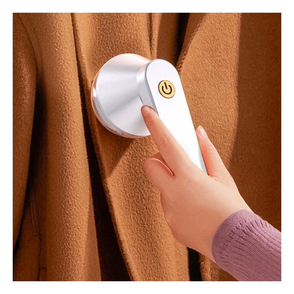 Aparato Quita Pelusas Electrico Blanco Para Mantener La Ropa Suave Y+Papel Regalo