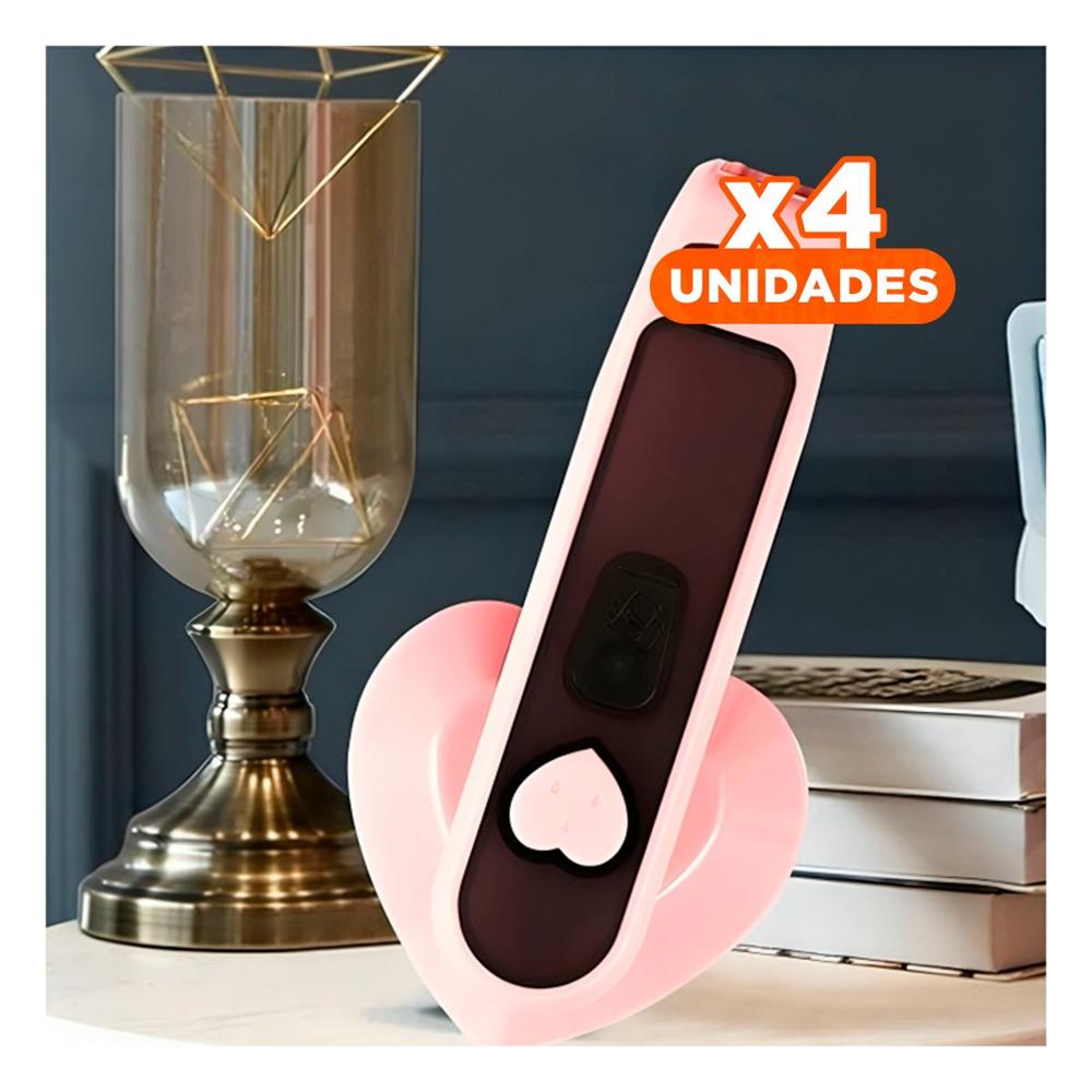 Pack4 Mini plancha a vapor corazon ligera y compacta para ropa y accesorios