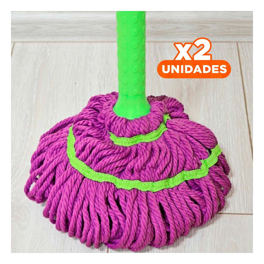 Pack2 Escurridor Giratorio con Autoexprimidor para Uso Domestico en Casa Y+Papel Regalo