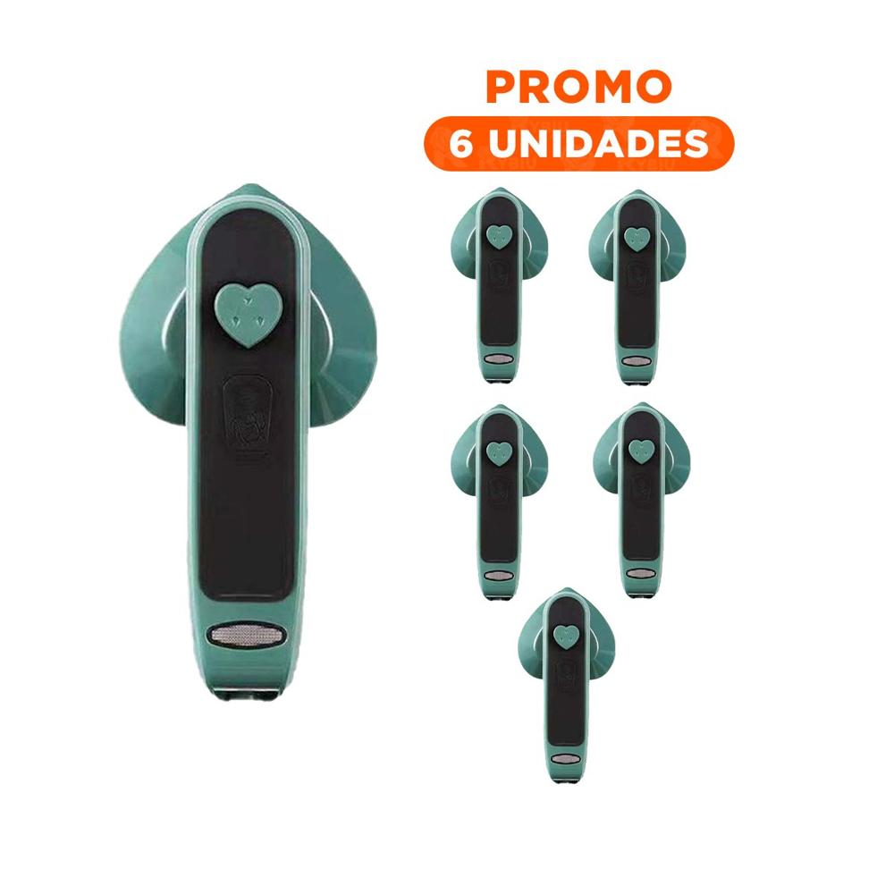 Pack6 Vapor corazon verde comodo y rapido para ropa en hogar