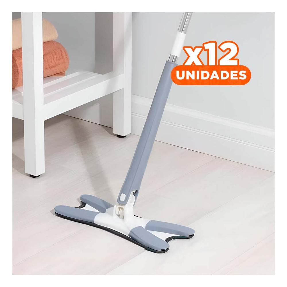 Pack12 Microfibra Mariposa Azul Para Secar Y Pulir Superficies Rapidamente