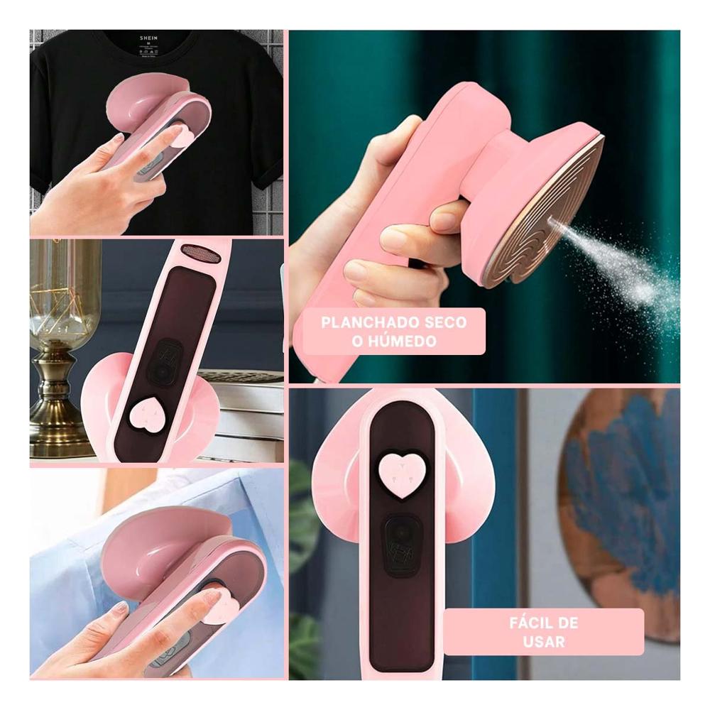 Compacta plancha a vapor corazon eficiente y facil de usar en interiores