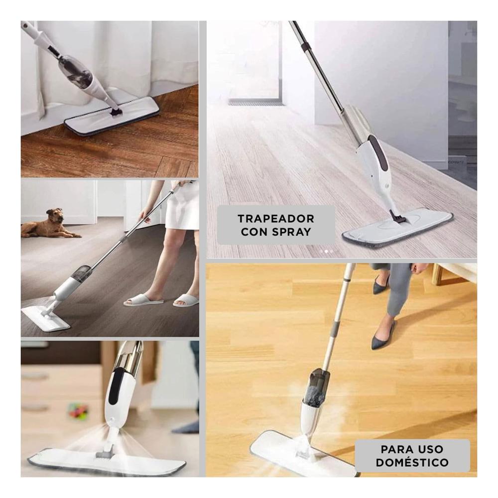 Trapeador con Spray para Limpieza Cotidiana de Pisos en Casa