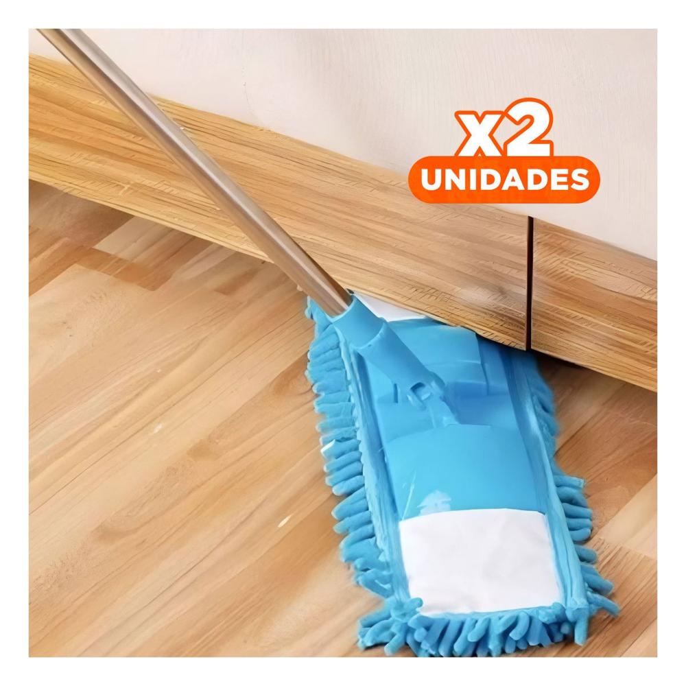 Pack2 Fibra Rectangular de Microfibra Celeste Secado Rapido Uso Diario Y+Papel Regalo