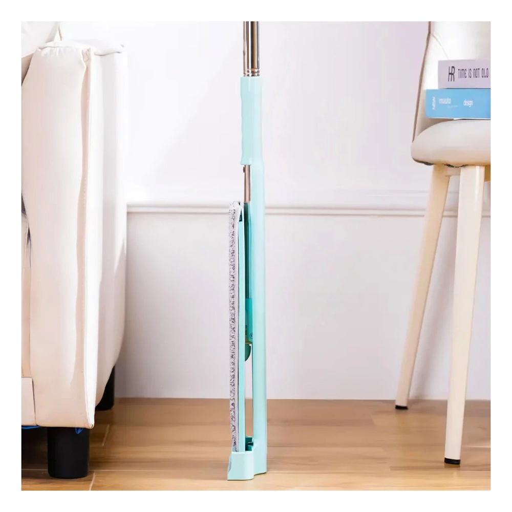 Fregona Plana con Sistema de Escurrido 360 Grados para Casa Y+Regalo Sticker