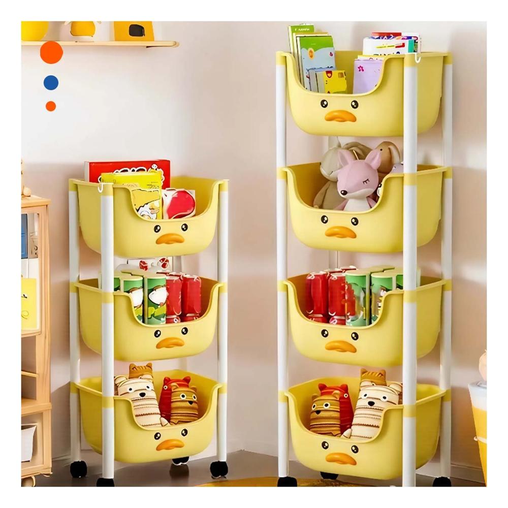 Modulo Kawaii 3 Niveles Compacto y Versatil Estilo Pato Amarillo Y+Post It