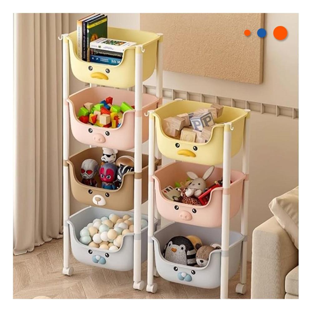 Modulo Kawaii 4 Niveles Estructura Resistente con 4 Personajes Y+Regalo Sticker