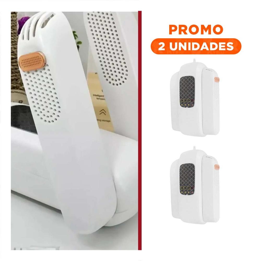 Pack2 Equipo De Zapatos Electrico Practico Continuo para Casa Blanco