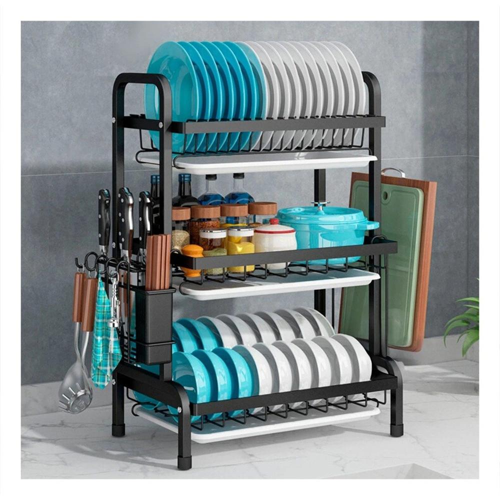 Organizador Negro con Bandejas y Sistema de 3 Niveles Y+Post It