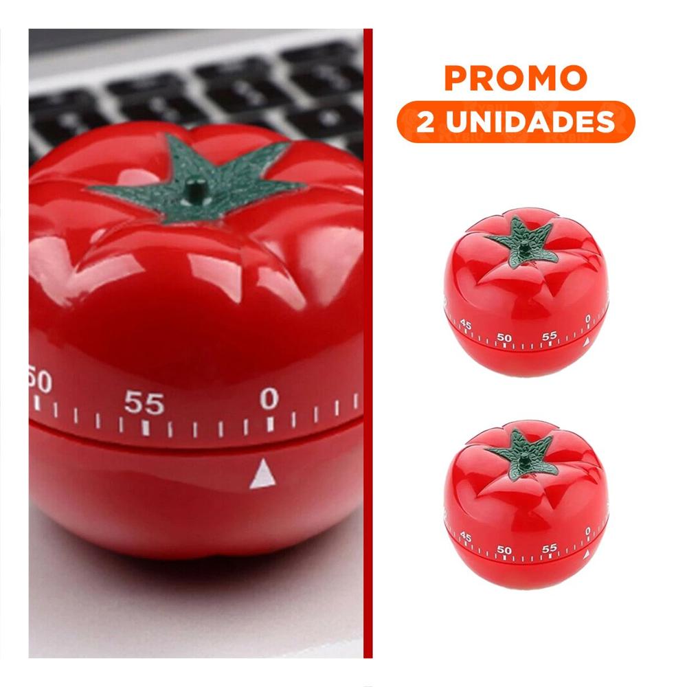 Pack2 Programador de Cocina Tomate Rojo Moderno y Duradero